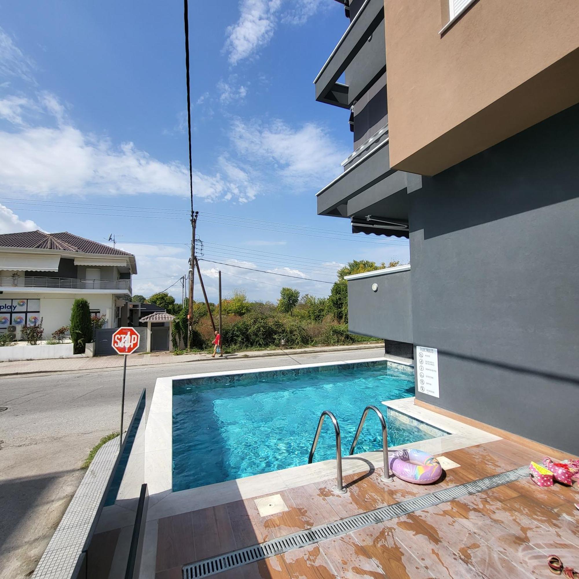 Luksuzni Apartman Harmonija Paralija Paralia Katerinis Bagian luar foto